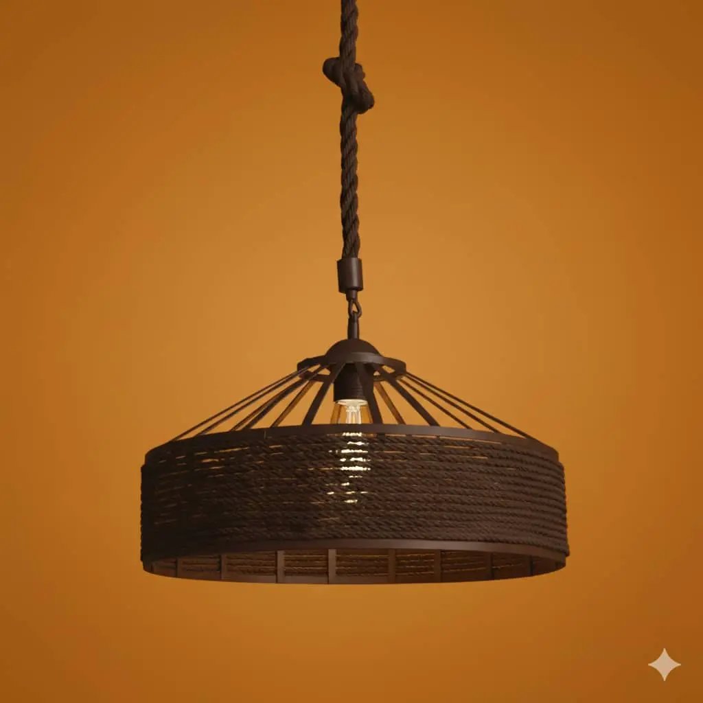 Lampa wisząca Marstrand z metalowym kloszem w nowoczesnym stylu Lampy24