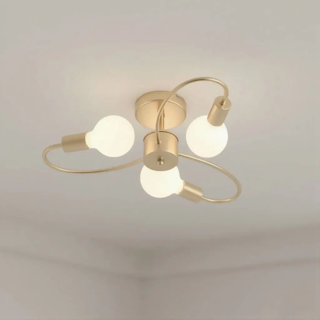 Lampa sufitowa LED Sólglød nowoczesna plafoniera z akrylowym kloszem do salonu i sypialni Lampy24