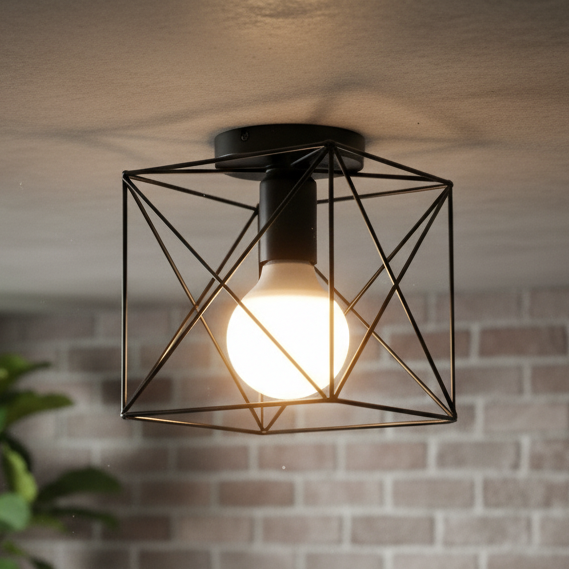 HexaCage Ceiling Lamp Lampy24