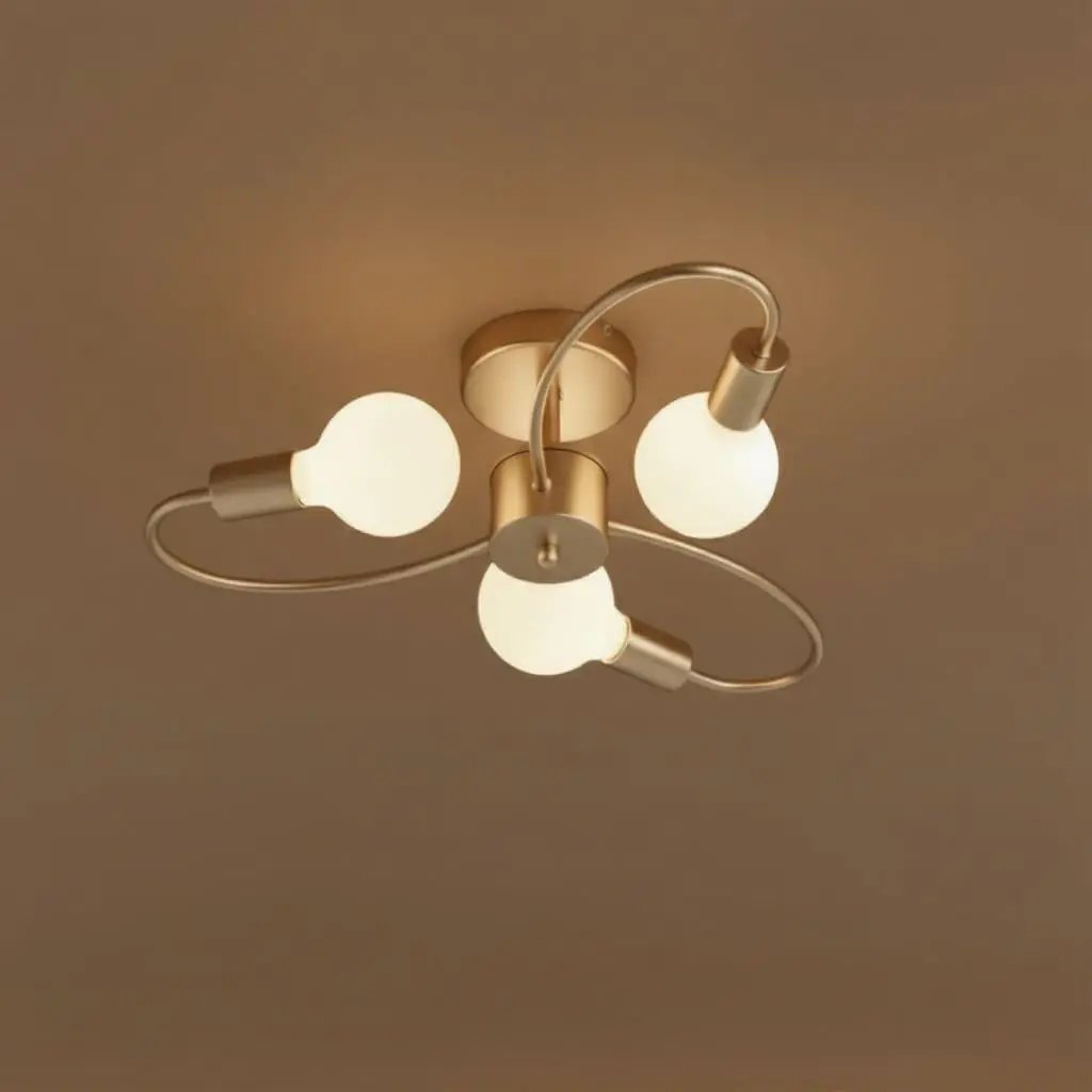 Lampa sufitowa LED Sólglød nowoczesna plafoniera z akrylowym kloszem do salonu i sypialni Lampy24